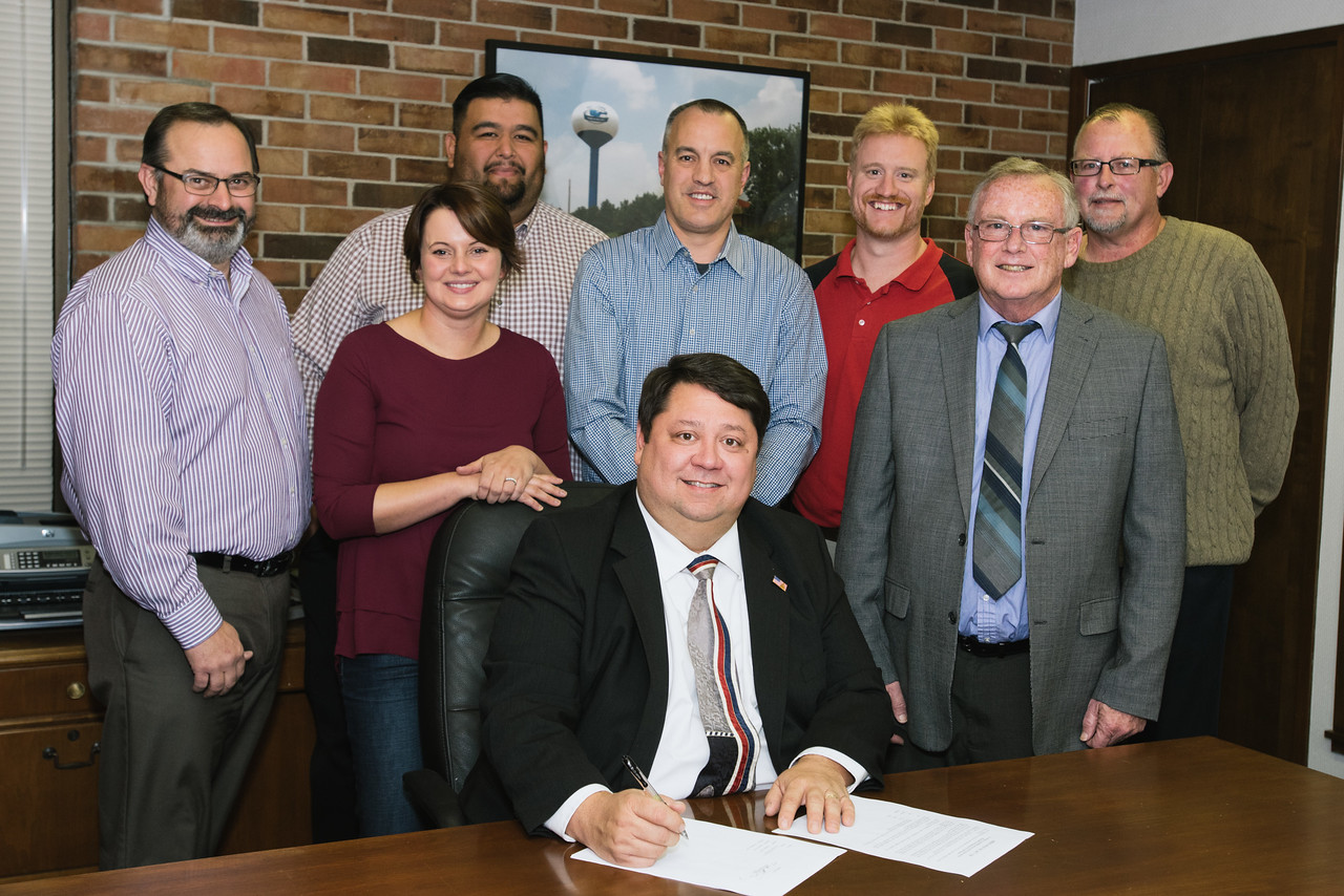 Signing of Building Fee Reduction Ordinance