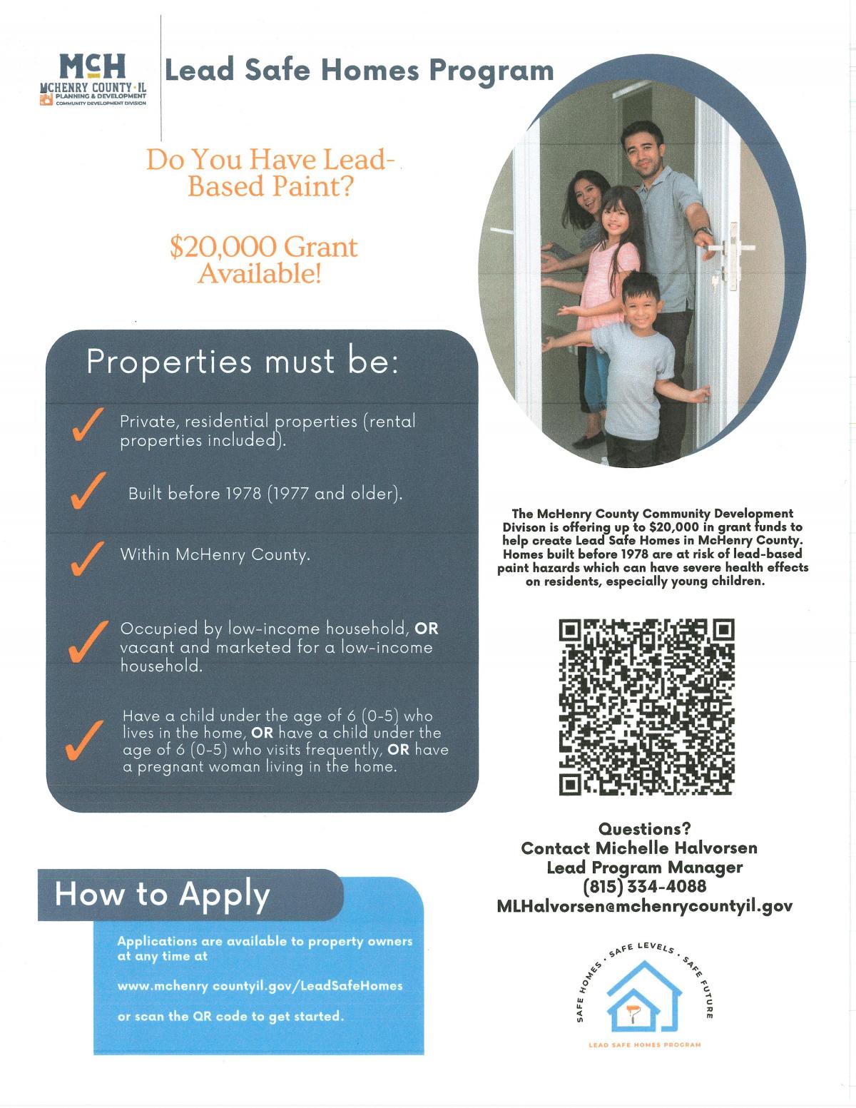 Lead Safe Homes Grant Program
